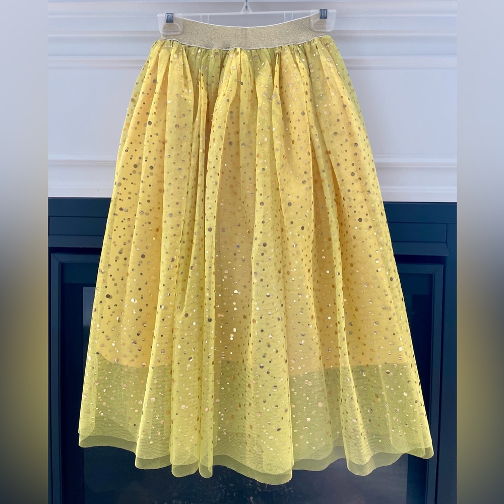 Yellow & Gold Tulle Skirt